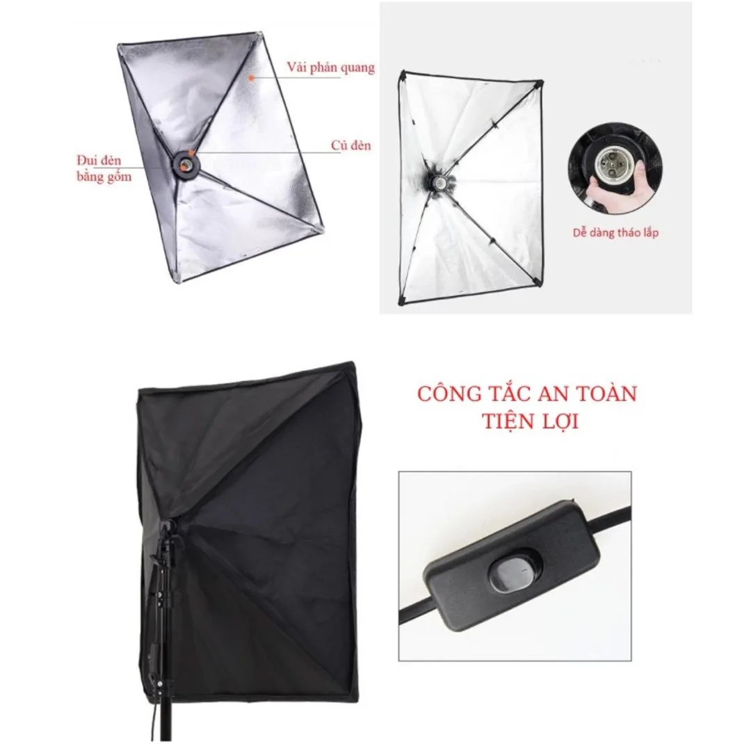 Đèn studio dù XT5A 150W