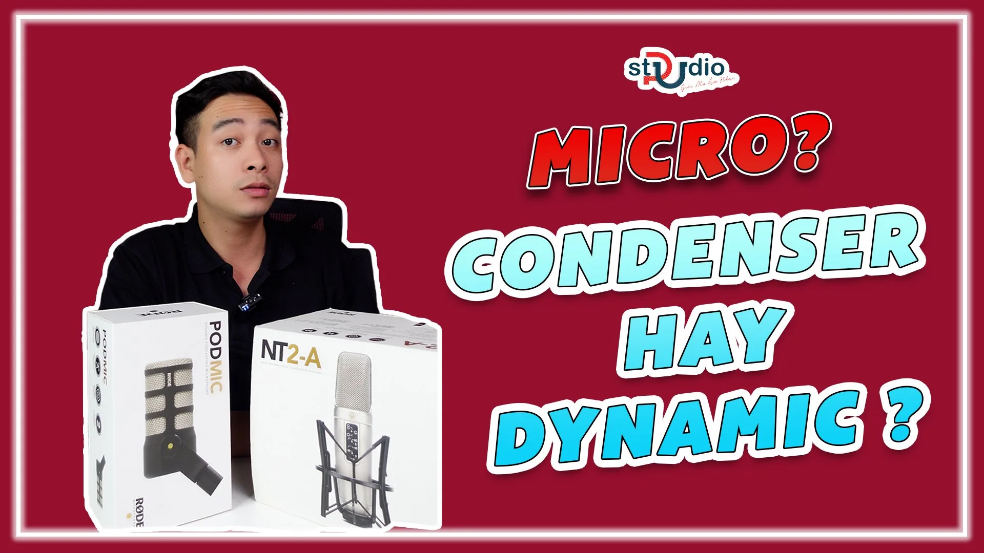 Bạn Sẽ Chọn Micro Condenser Hay Dynamic để livestream? Pustudio.vn