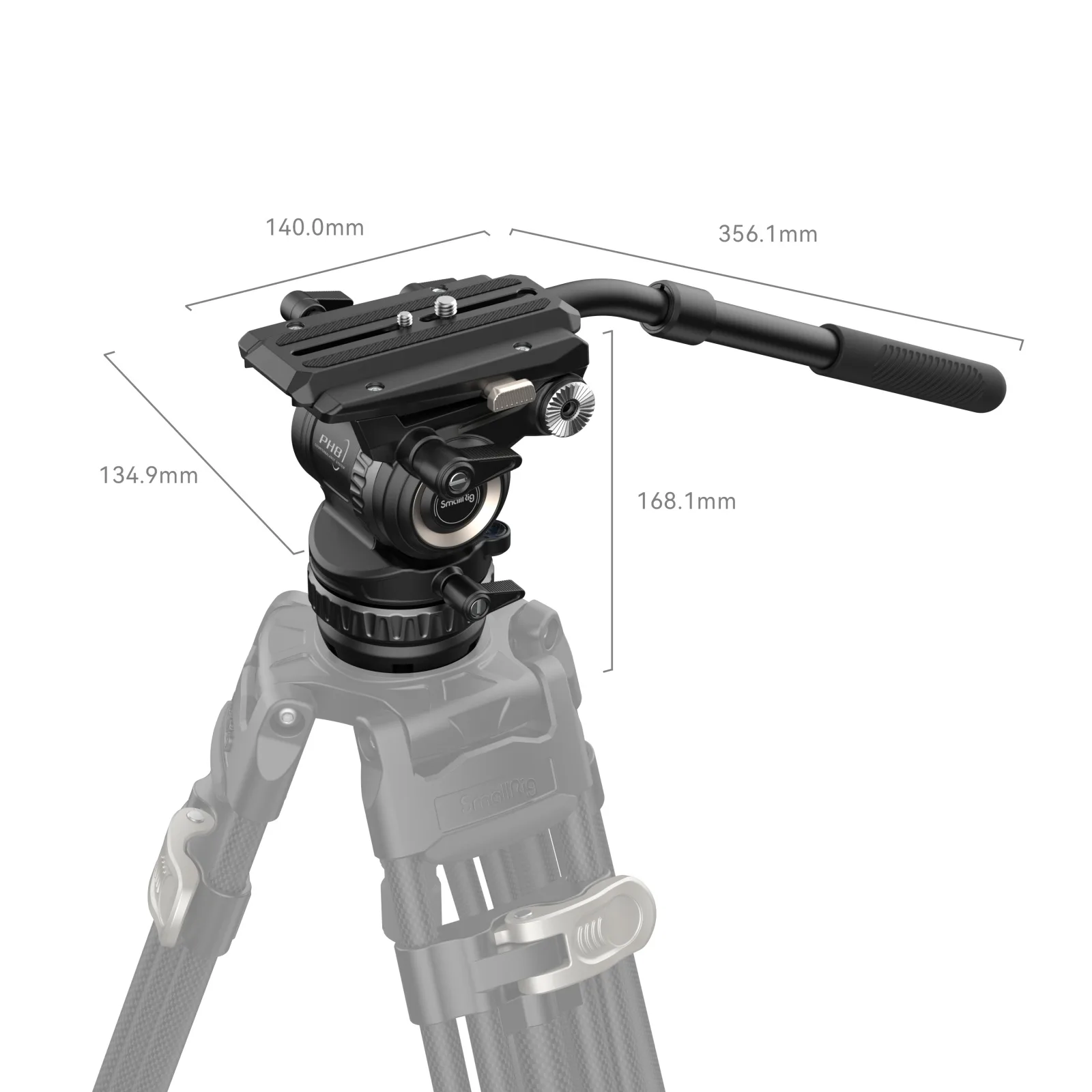 SmallRig 4287 - Professional Fluid Head PH8