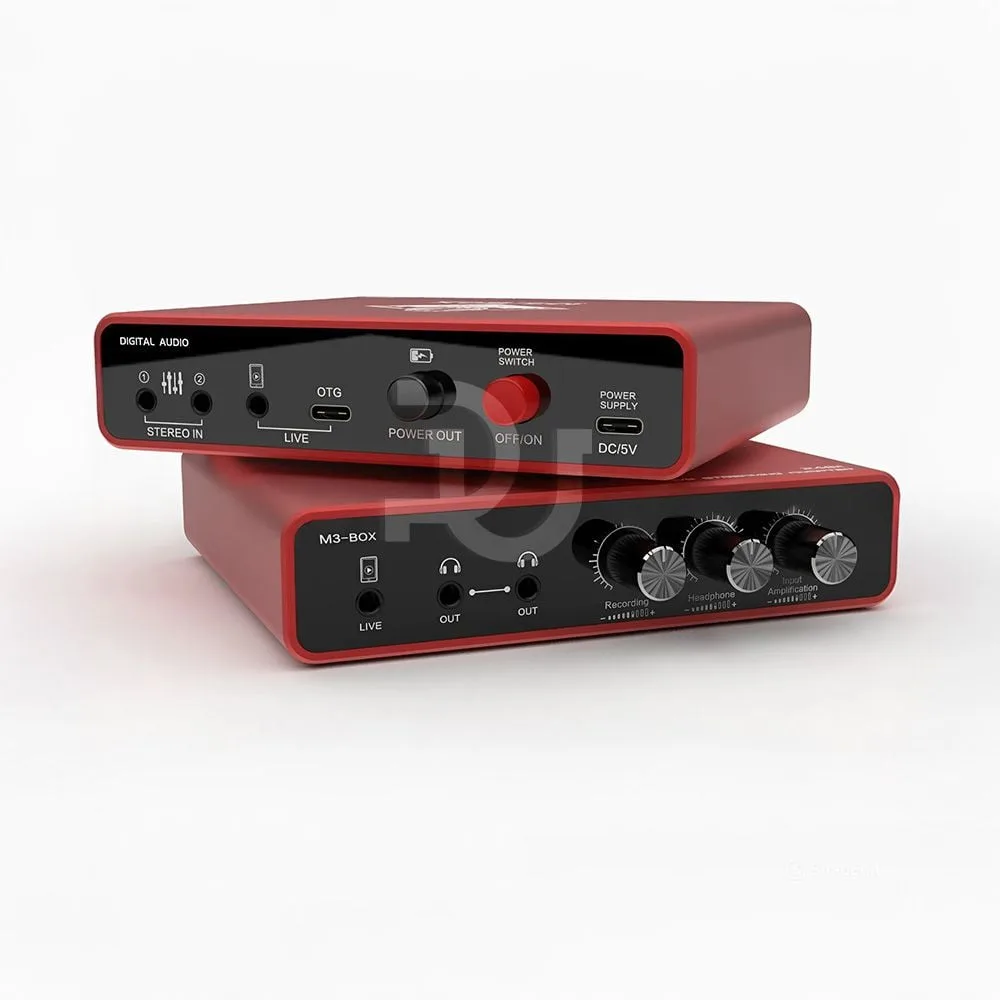 Box Livestream Stereo M3 24bit, Dây livestream vừa sạc vừa live cho IOS/Androi Đa năng