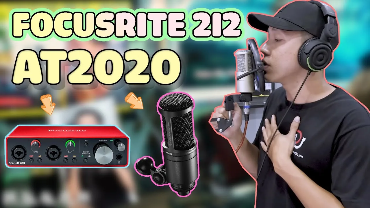 ✅ TEST LẠI CHO KHÁCH SOUND FOCUSRITE 2I2 VỚI MICRO AT2020 KÈM DÂY LIVE STEREO AUTO TUNE REMIX #TQ