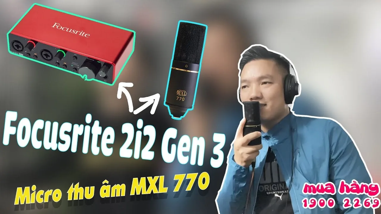 ✅ Đừng nói lời chia tay khách Test Bộ thu âm Focusrite 2i2 Gen Micro thu âm MXL 770 Auto Tune chất