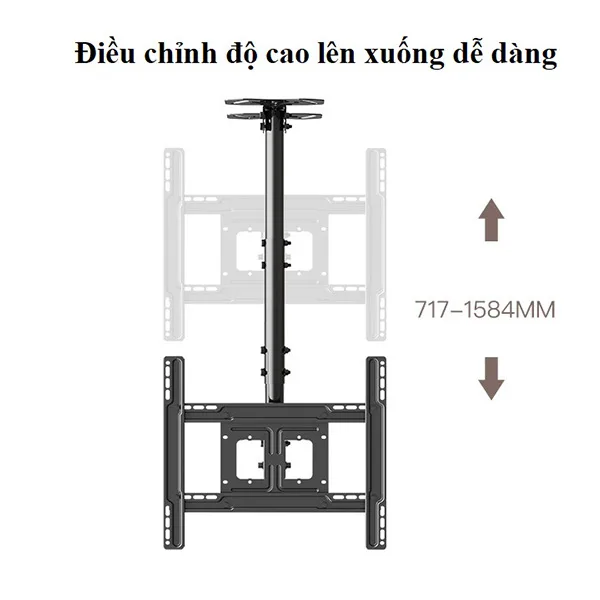 Giá treo Tivi Thả Trần Ergotek E555