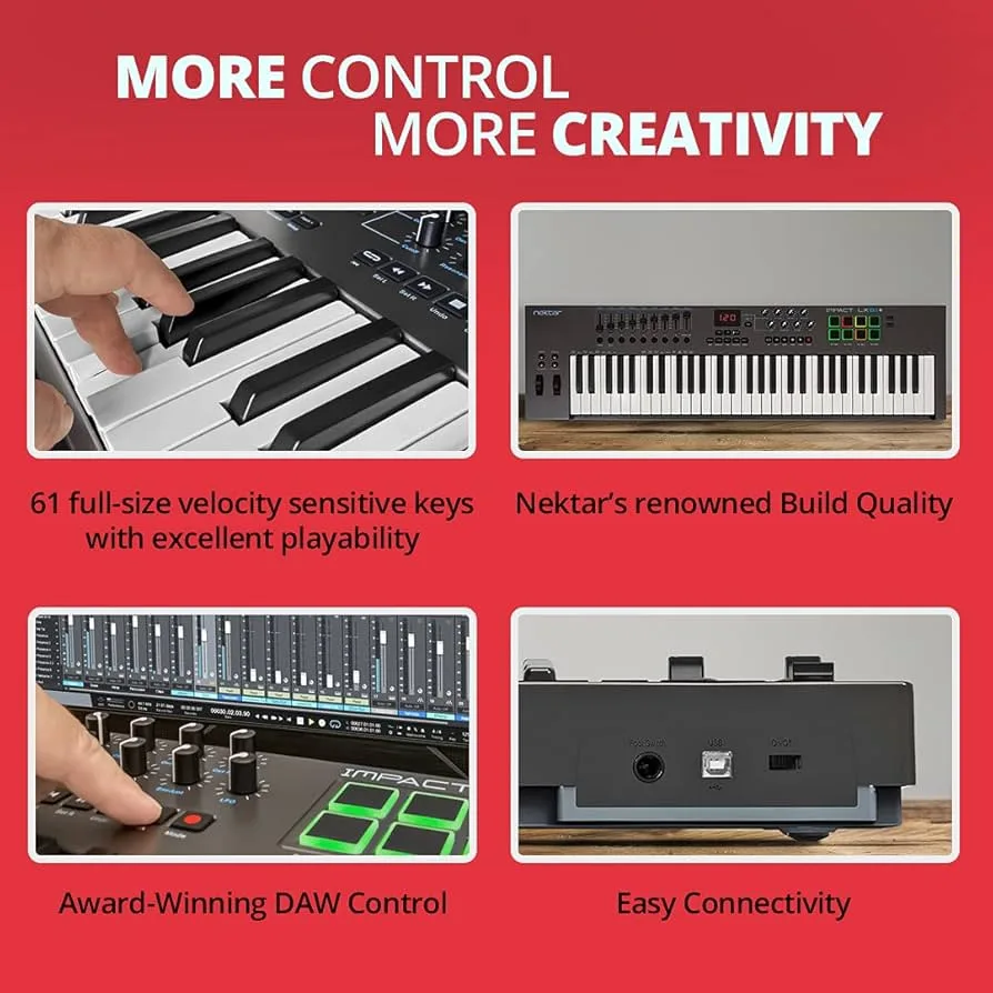 Nektar Impact LX61+ Keyboard Controller