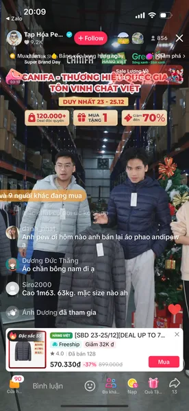 CANIFA Book Tạp Hoá PewPew Thuê PuStudio Setup Livestream