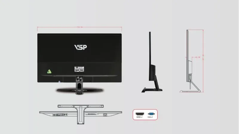 Màn Hình LCD 32 inch VPS (IP3205S) FHD IPS 75Hz 8Ms Chính Hãng
