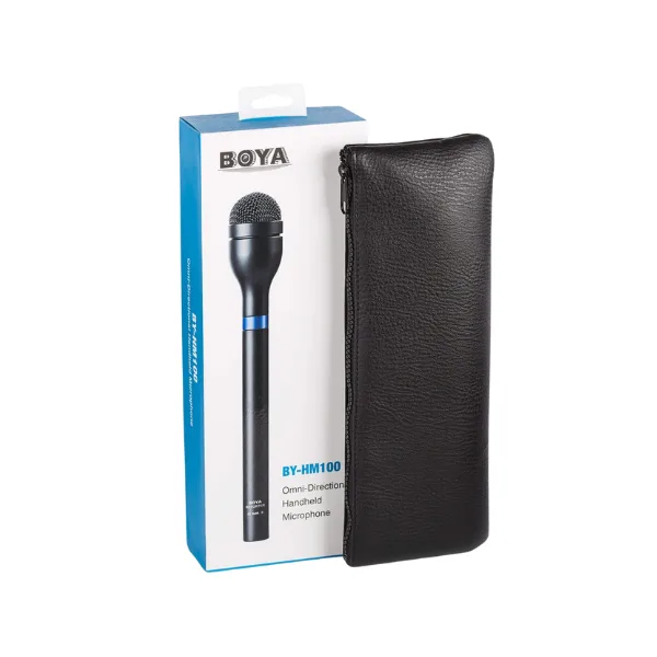 Micro thu âm phỏng vấn BOYA BY-HM100 - Micro thu âm phỏng vấn