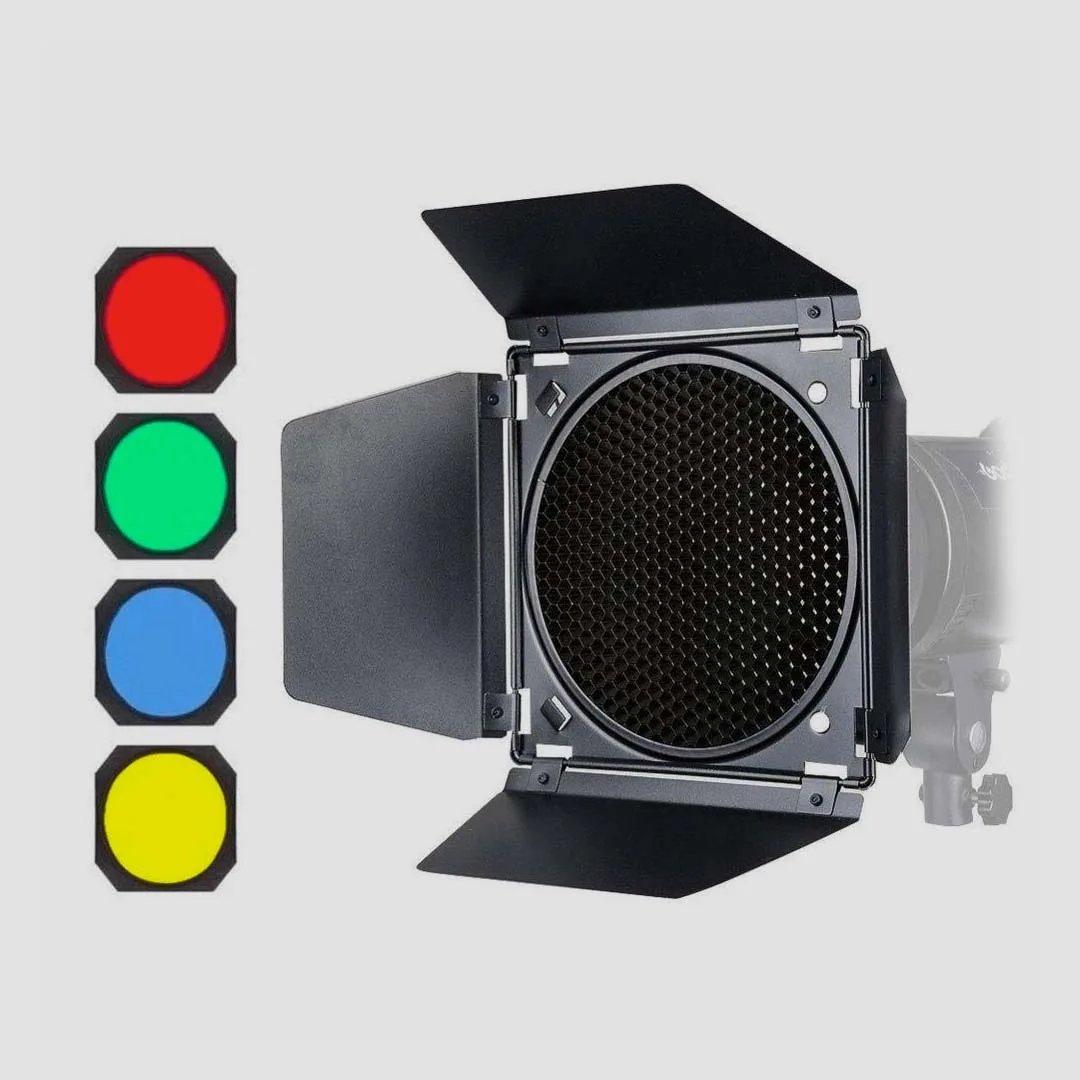 Bộ Barndoor, Honeycom, 4 Filter Màu