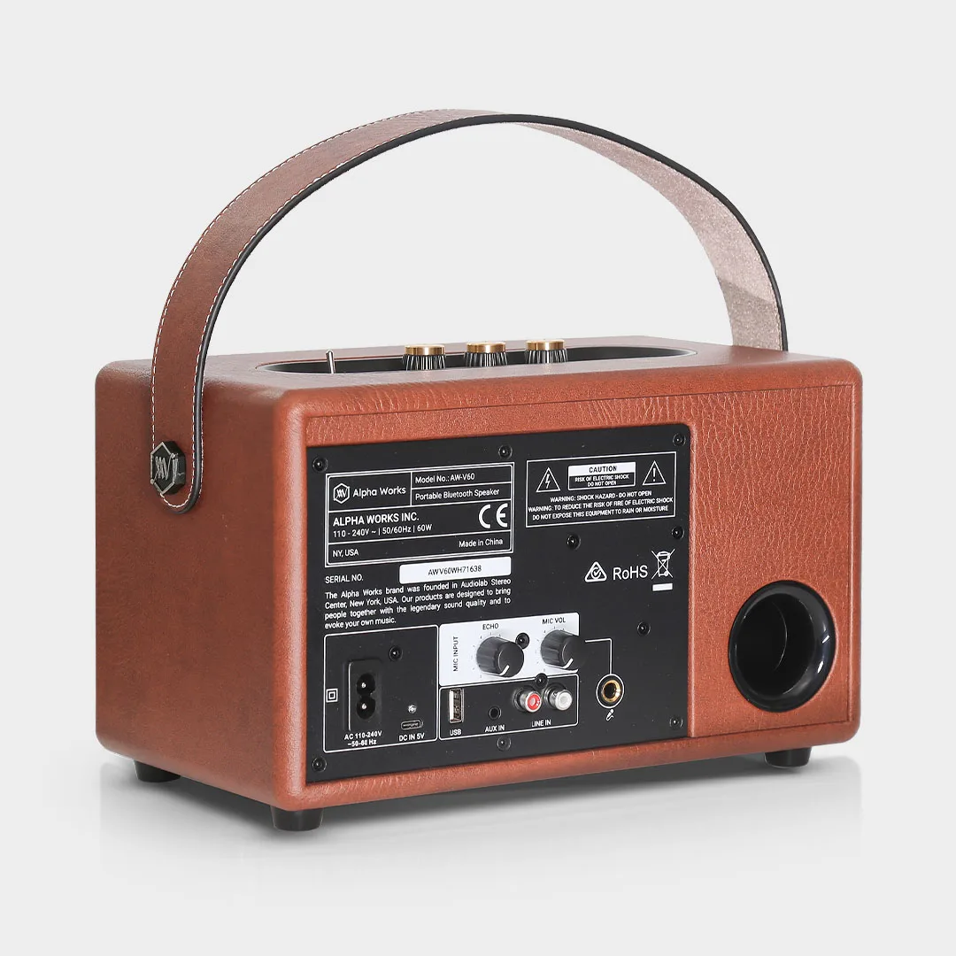 Loa Bluetooth Retro Alpha Works Classic V60