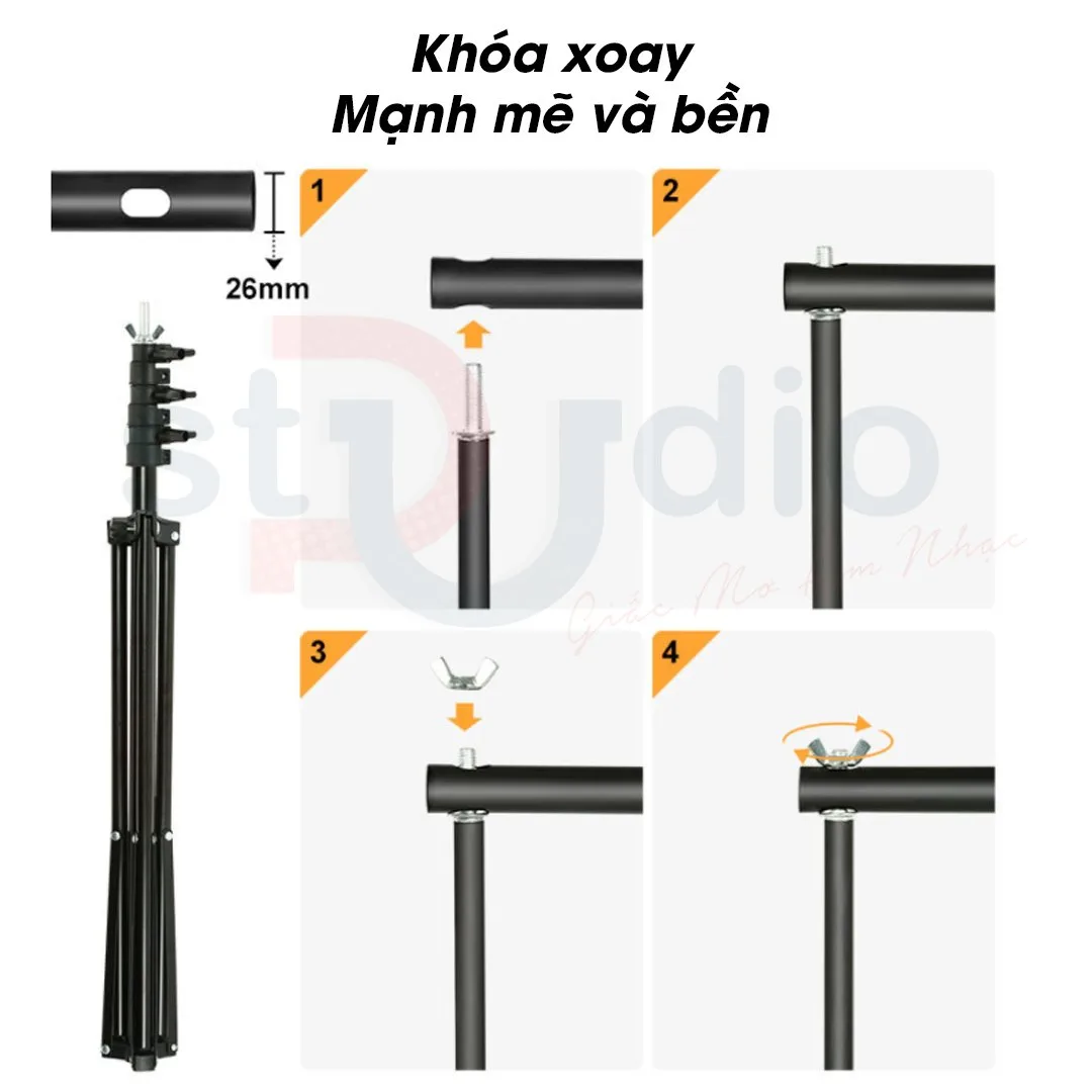 Giá Treo Phông 2m6 x 3m - Giá treo phông chắc chắn