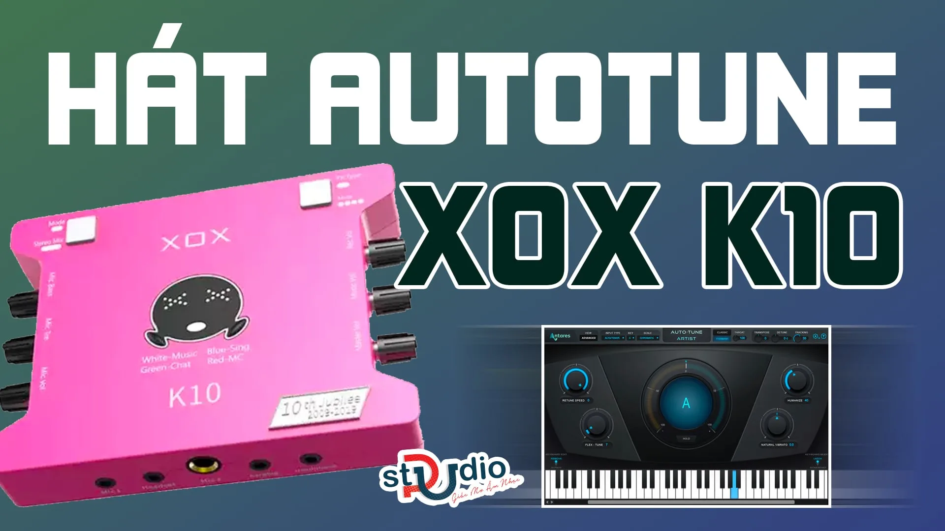Test bộ sound card xox k10 micro thu âm ami bm900