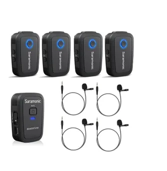 Bộ micro không dây 4 Phát 1 Thu Saramonic