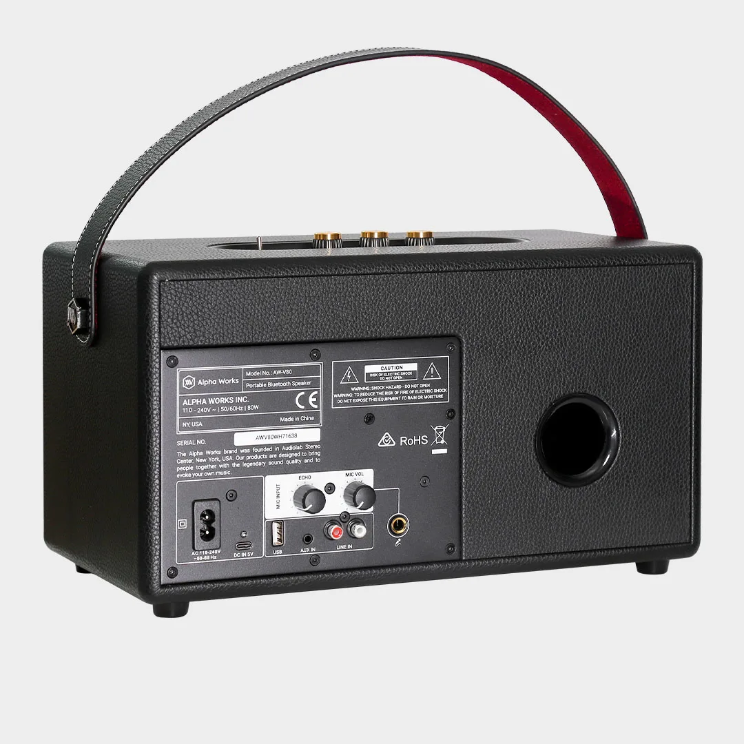 Loa Bluetooth Retro Alpha Works Classic V80