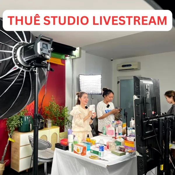 Cho Thuê Studio Livestream bán hàng, quay phim tại HCM