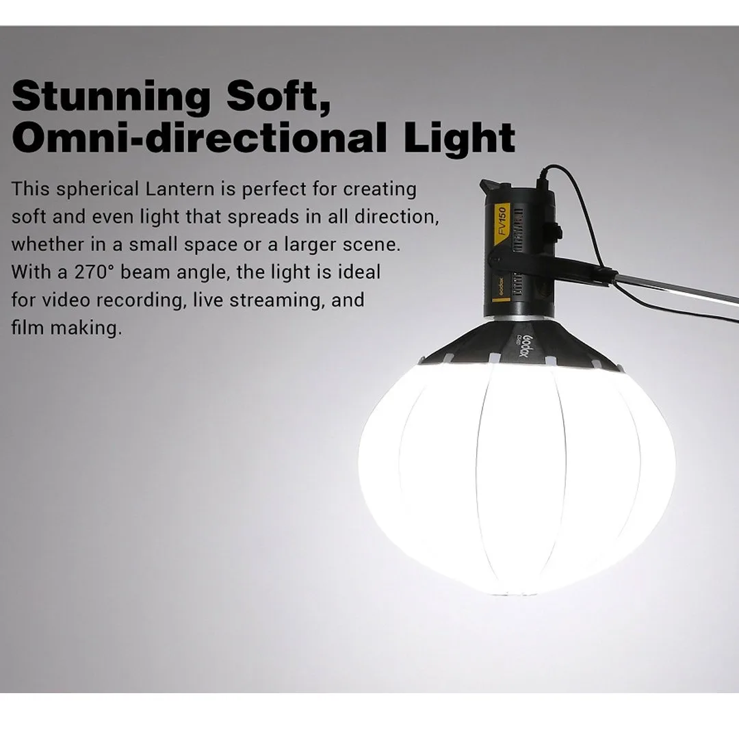 Softbox Cầu Godox 65cm CS-65D Collapsible Lantern Softbox
