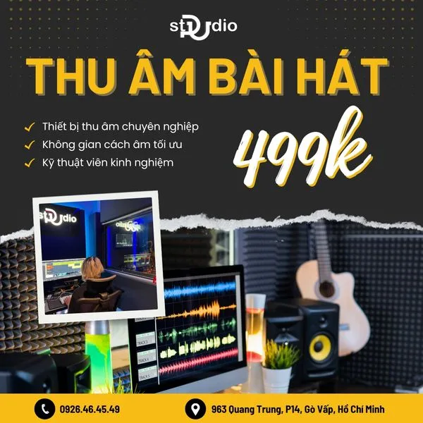 Giá dịch vụ Phòng thu PuStudio