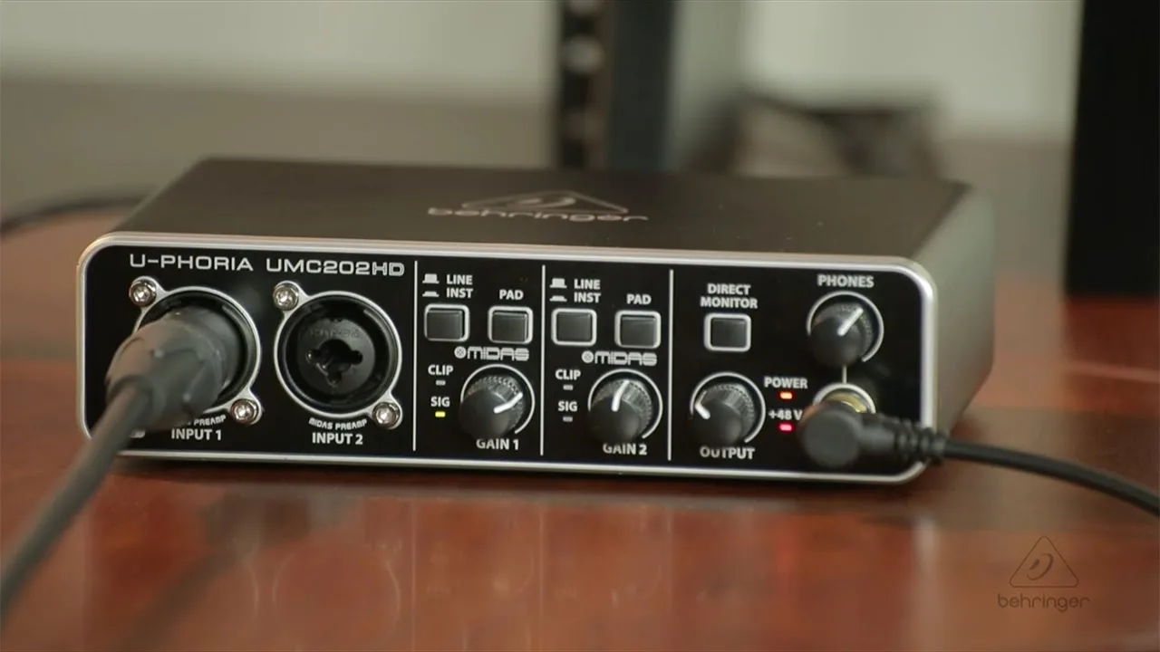 UMC202HD How To - First Recording