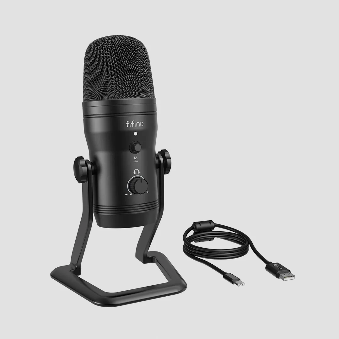 Micro thu âm cổng USB FIFINE USB MIC, Micro thu âm ASMR chuyên dụng