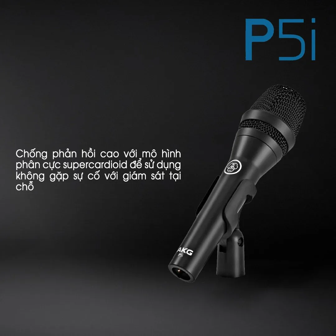 Micro karaoke có dây AKG P5i - Microphone AKG Dynamics