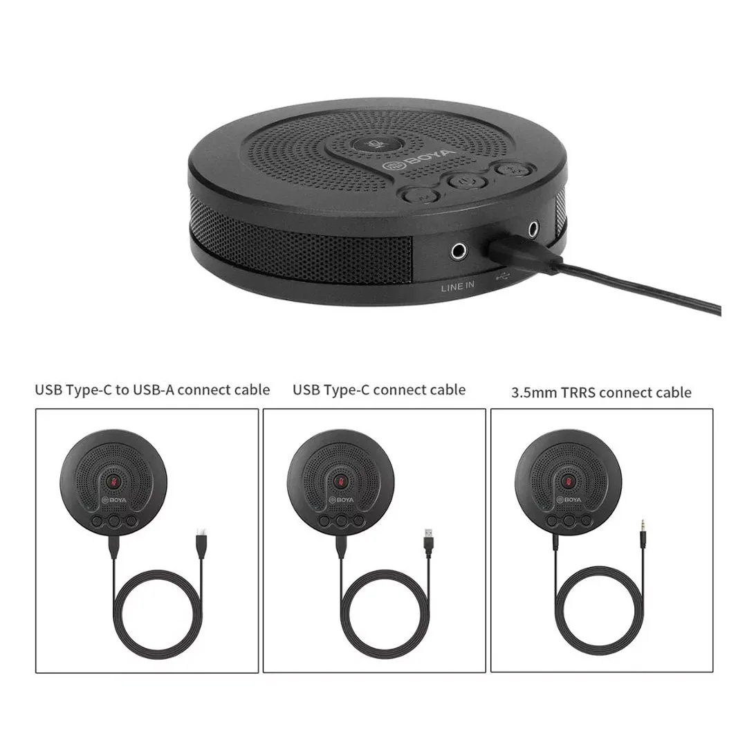 Micro hội nghị trực tuyến Boya BY-BMM400 - Micro có dây để bàn