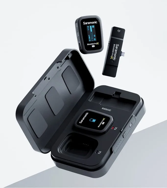 Bộ micro không dây Blink 500 ProX cổng USB-C có hộp sạc SR-Blink500 ProX B6 (2TX+1RX)
