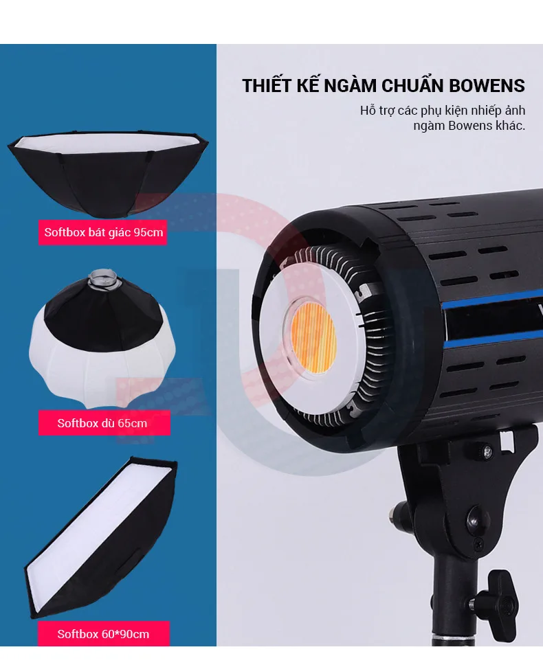 Đèn Led ET300S 300W 2700K - 6500K Đèn Led Studio