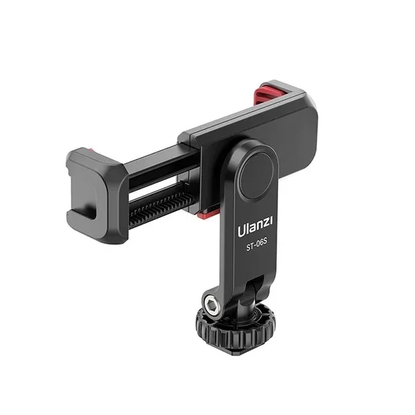 Ulanzi ST-06S - Kẹp Điện Thoại Xoay 360°, Hỗ Trợ 2 Ngàm Mở Rộng
