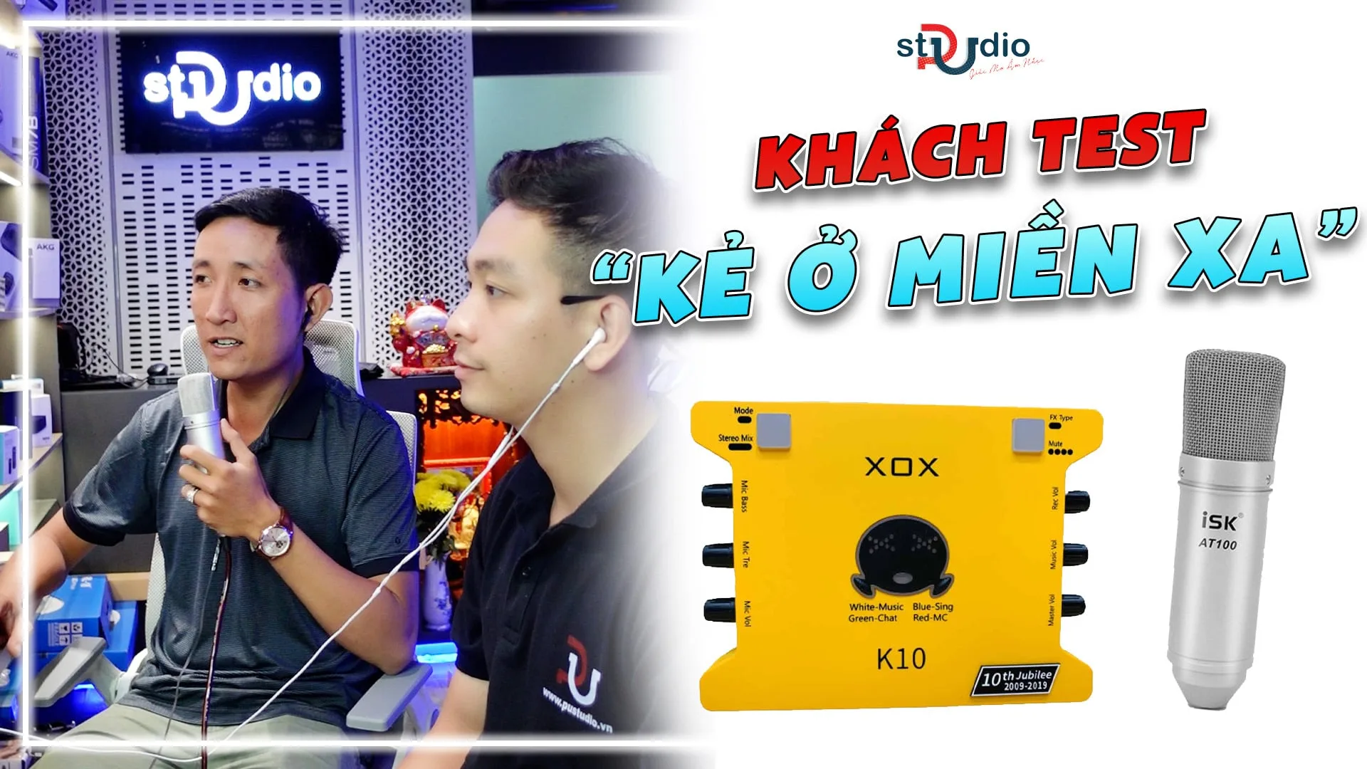Bộ livestream tốt nhất 2022 XOX K10 Jubilee Micro thu âm ISK AT100