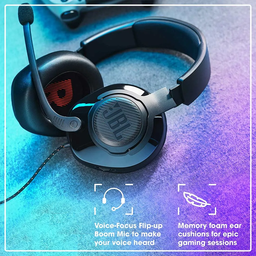 Tai nghe Chụp tai Gaming JBL QUANTUM 200 - tai nghe chụp tai có Mic