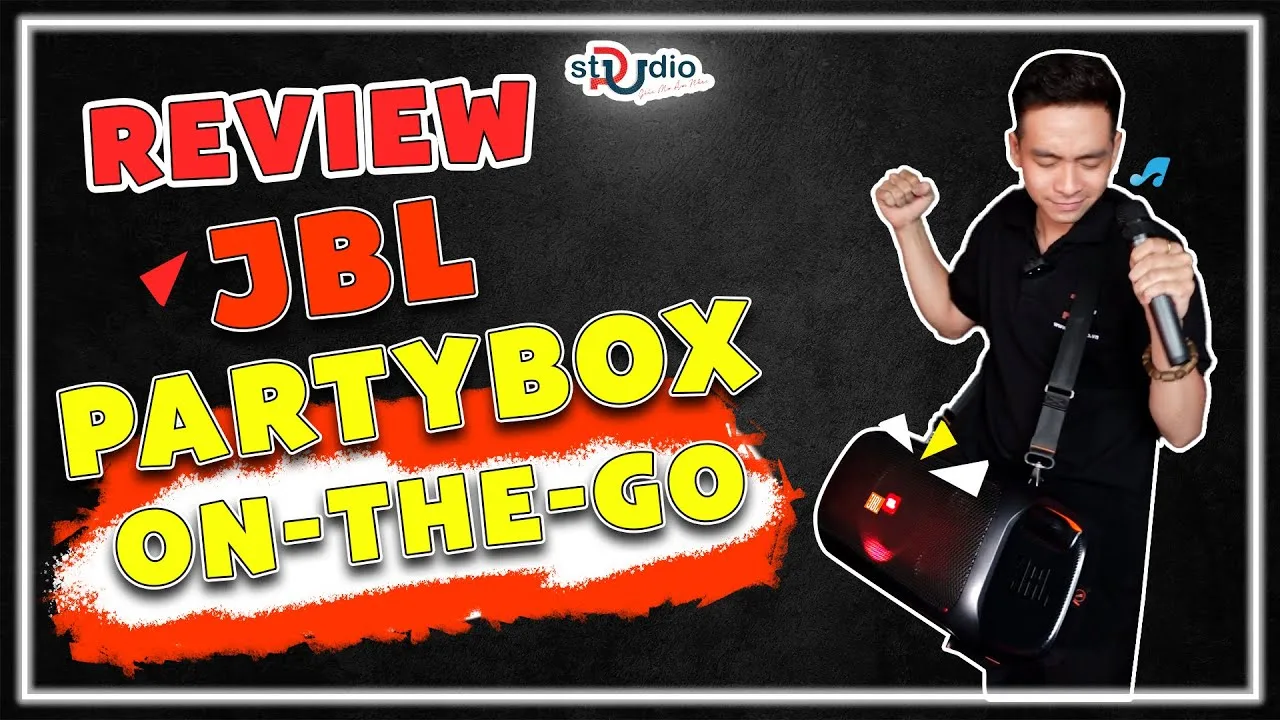 ĐẬP THÙNG Loa Bluetooth JBL PARTYBOX On The Go (2 Micro) - Loa bluetooth bass mạnh hát karaoke
