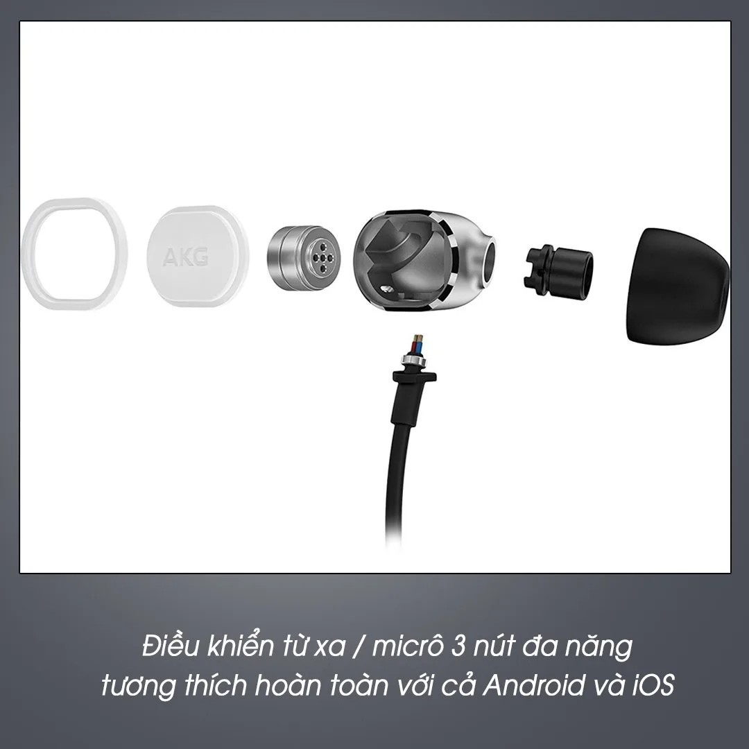 Tai nghe nhét tai AKG N20U, tai nghe thể thao nhét tai AKG