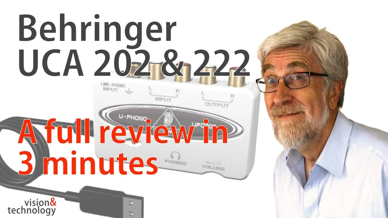 Behringer UCA 202, UCA 222: The 3-Minute review