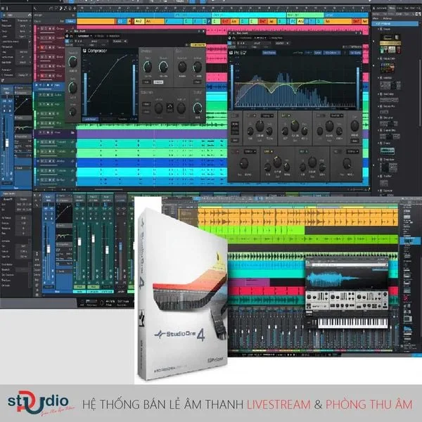 phần mềm thu âm presonus studio one 4