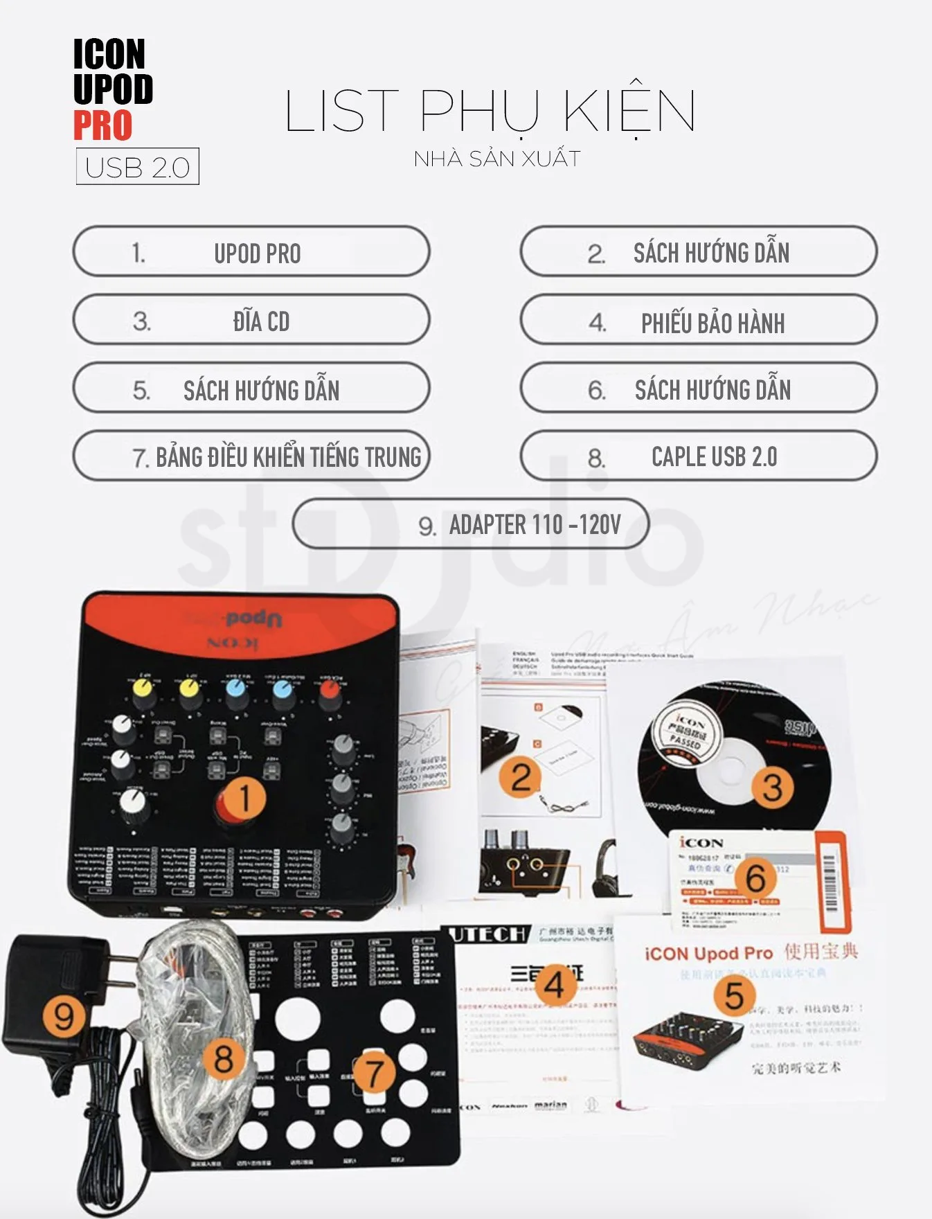 Sound card Icon Upod Pro - Sound card livestream