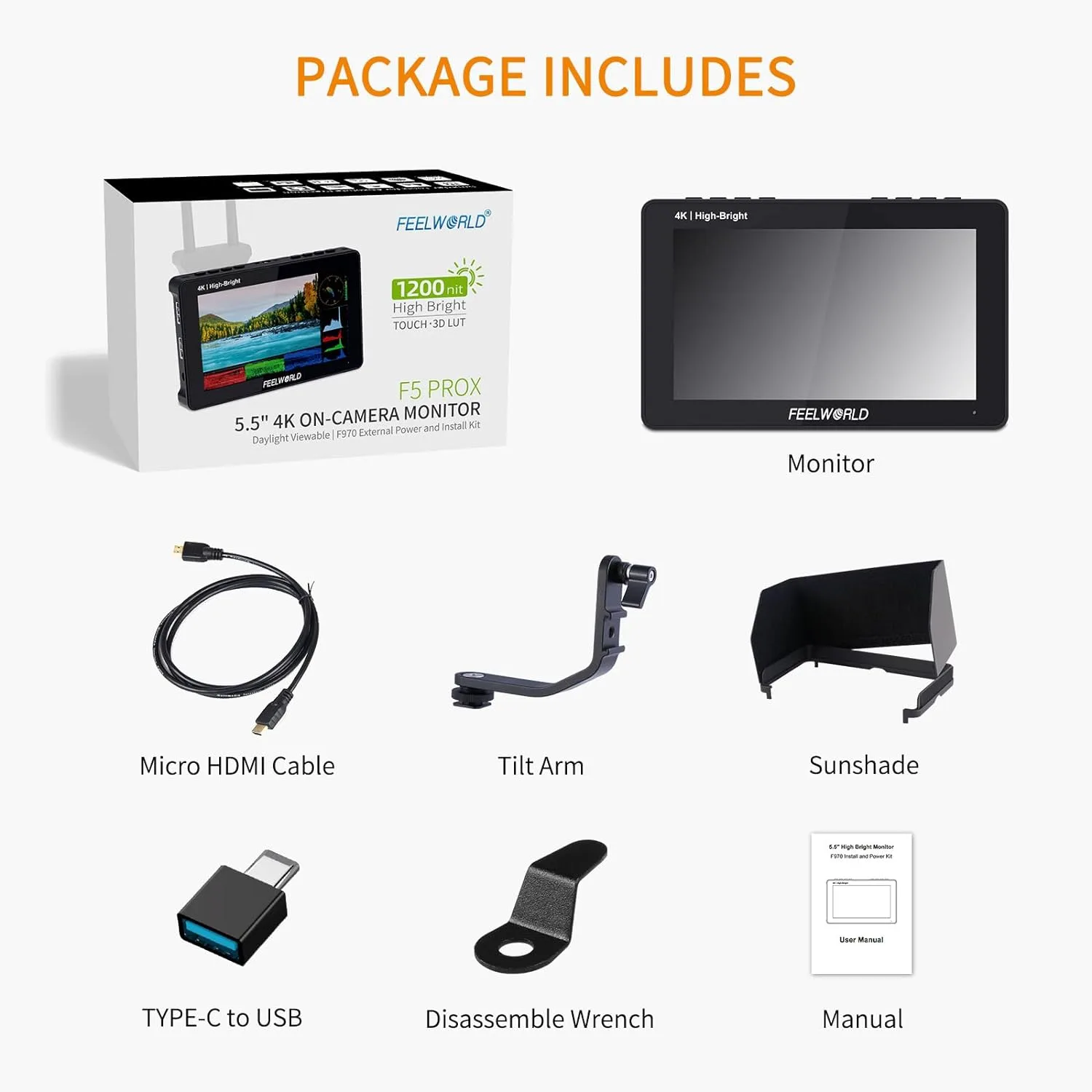 FeelWorld F5 Pro X 5.5″ Monitor