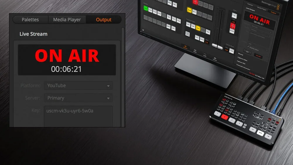 Bàn trộn hình ảnh Blackmagic ATEM Mini Pro