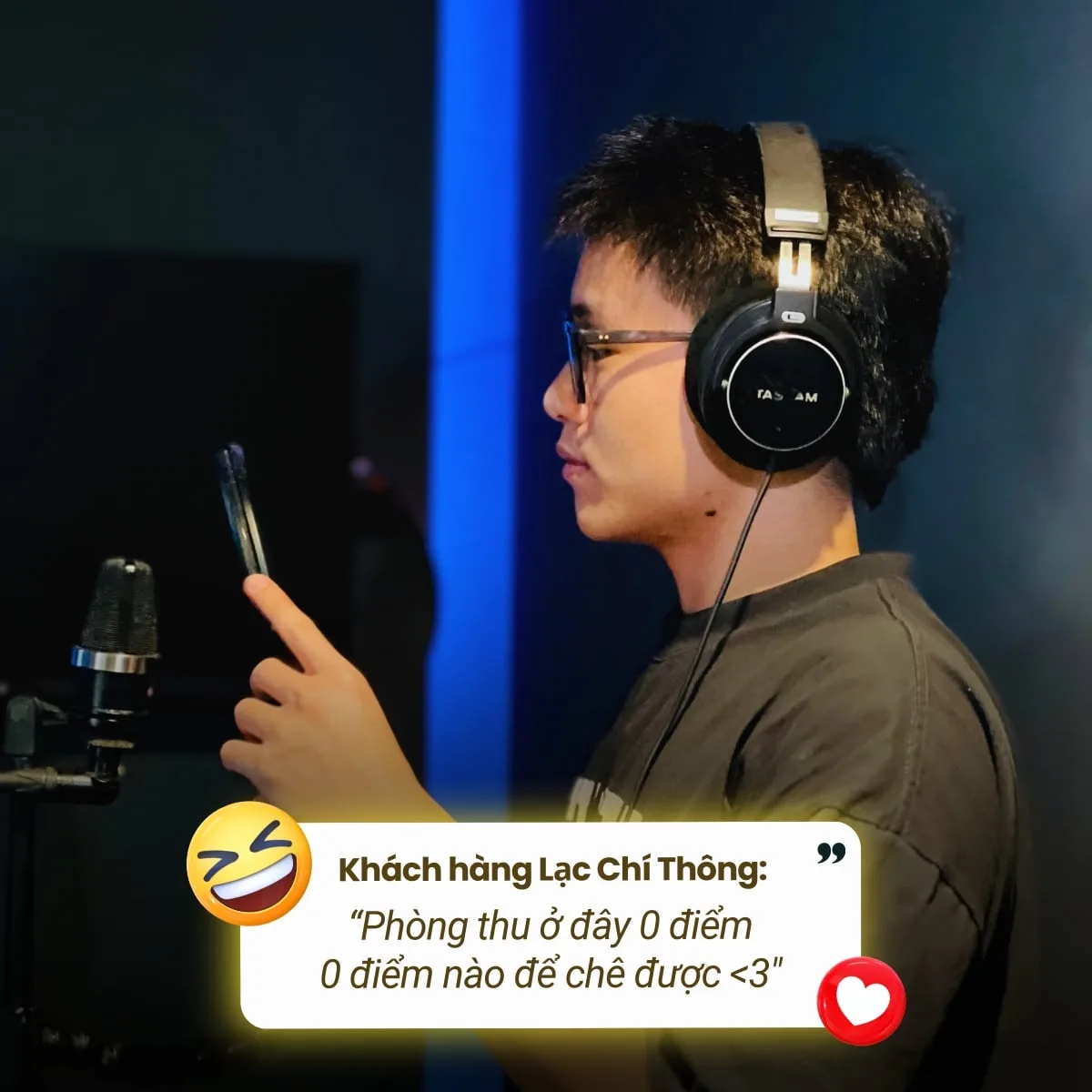 Phòng thu âm Gò Vấp chất lượng