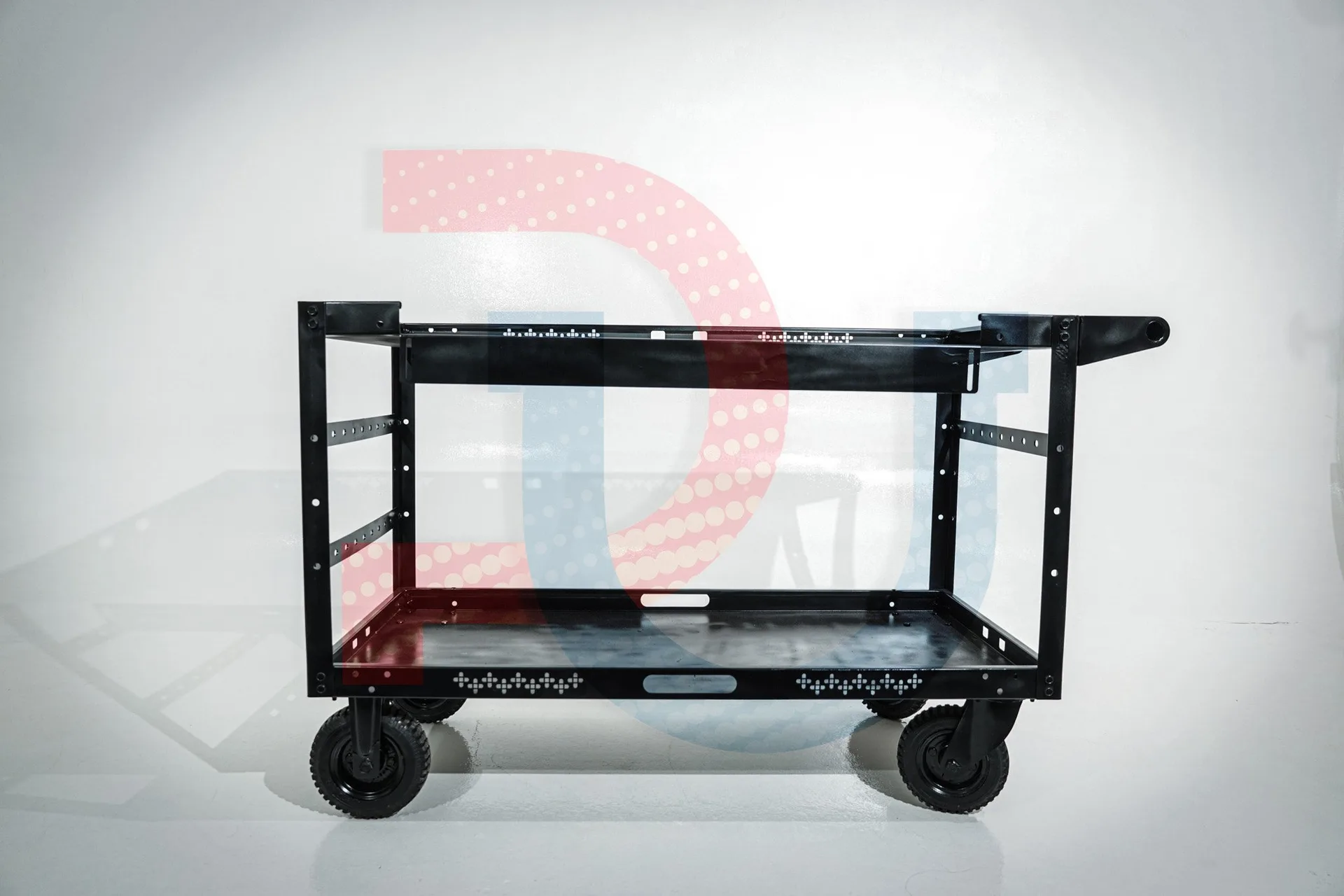 Xe Đẩy Thiết Bị Trong Studio 2 Tầng Chuyên Dụng Tải Trọng 200kg
