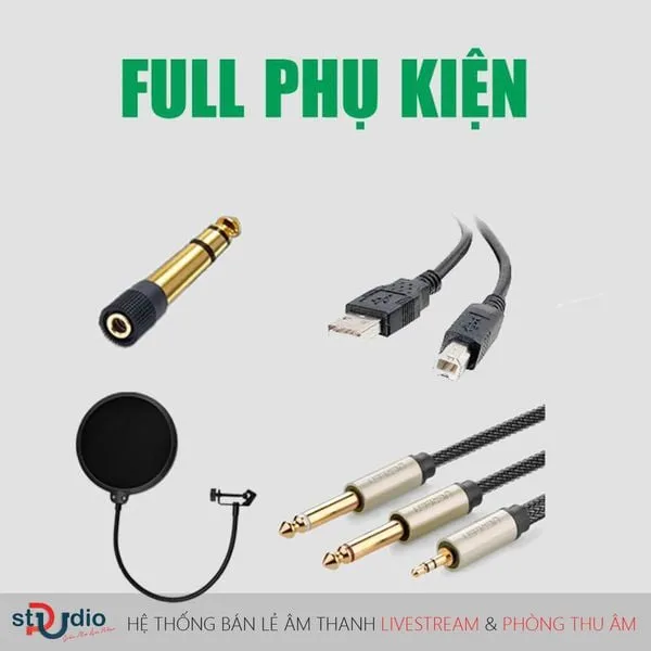 phụ kiện bộ thu âm hát karaoke cao cấp