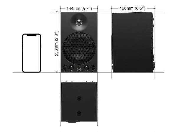 Loa kiểm âm YAMAHA MSP3A - Monitor Studio