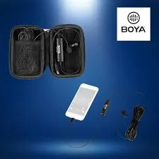 Micro thu âm Boya BY-DM1 - Micro cài áo gắn điện thoại Iphone, Ipad