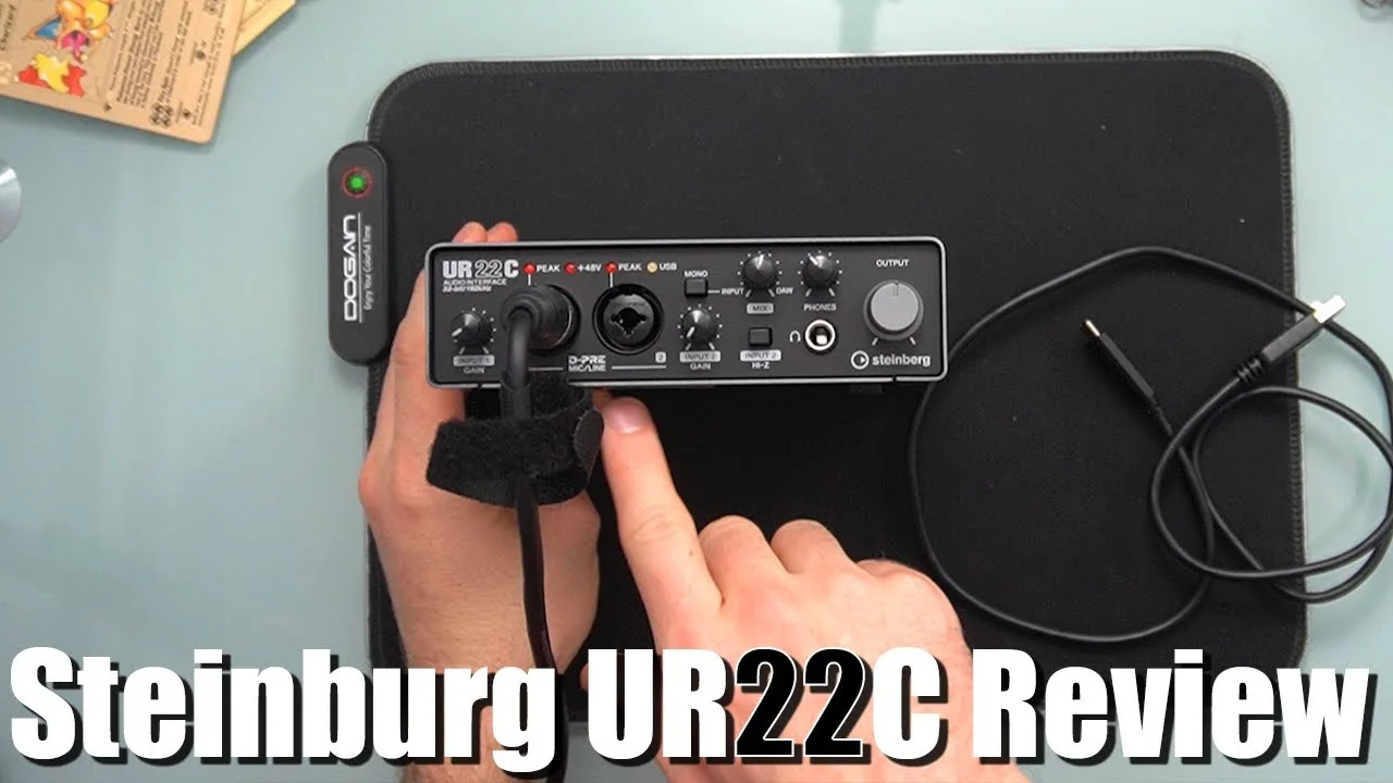 SOUND CARD UR22C REVIEW| MỞ HỘP SOUND CARD STEINBERG UR22C