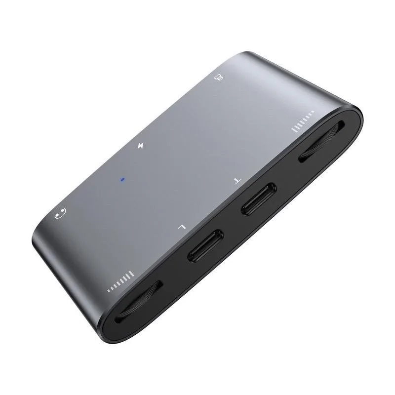 Box livestream 2 chiều Stereo PK (Type C và Lightning) Dây livestream Stereo 2 chiều