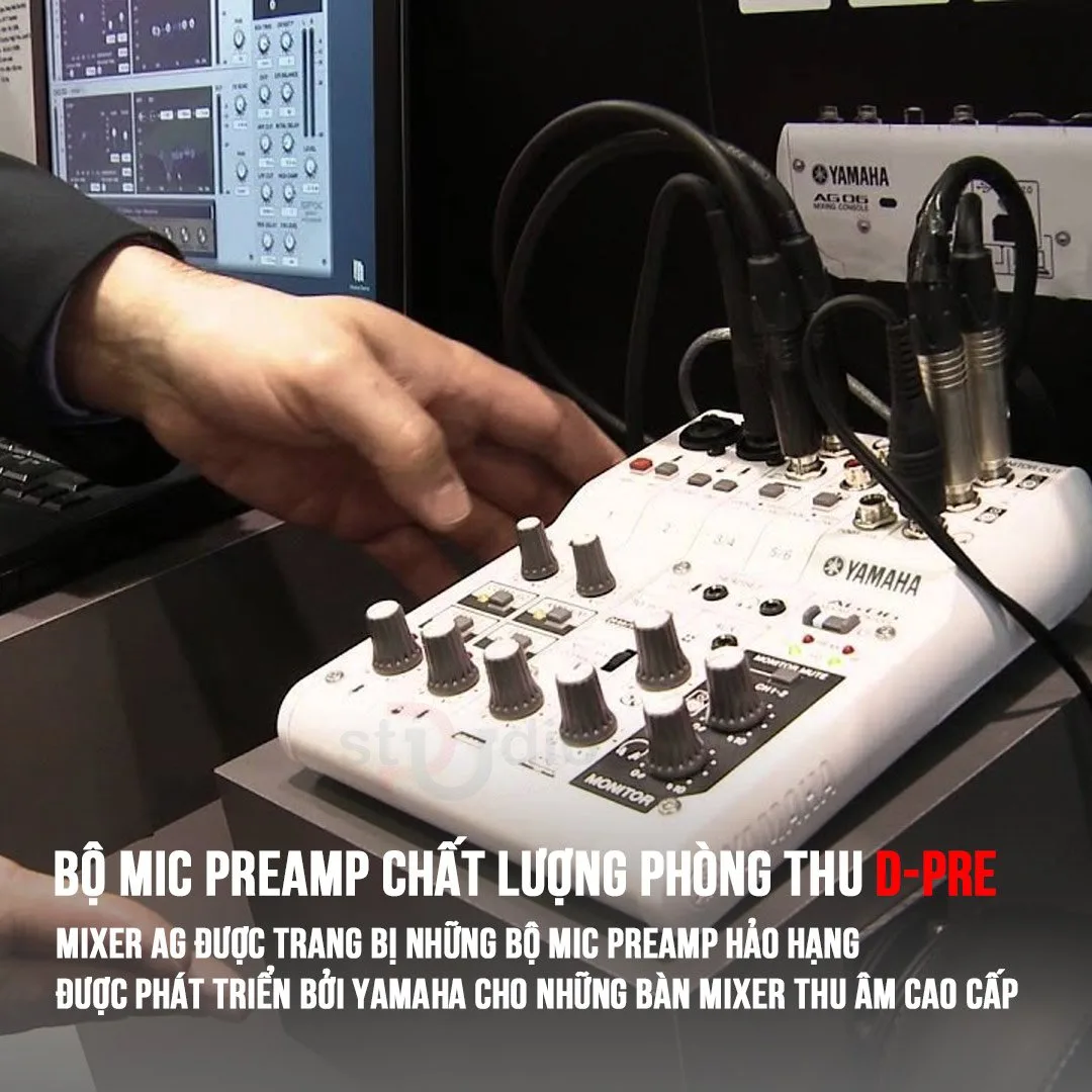 Mixer Yamaha AG03 - Bàn trộn âm thanh all in one