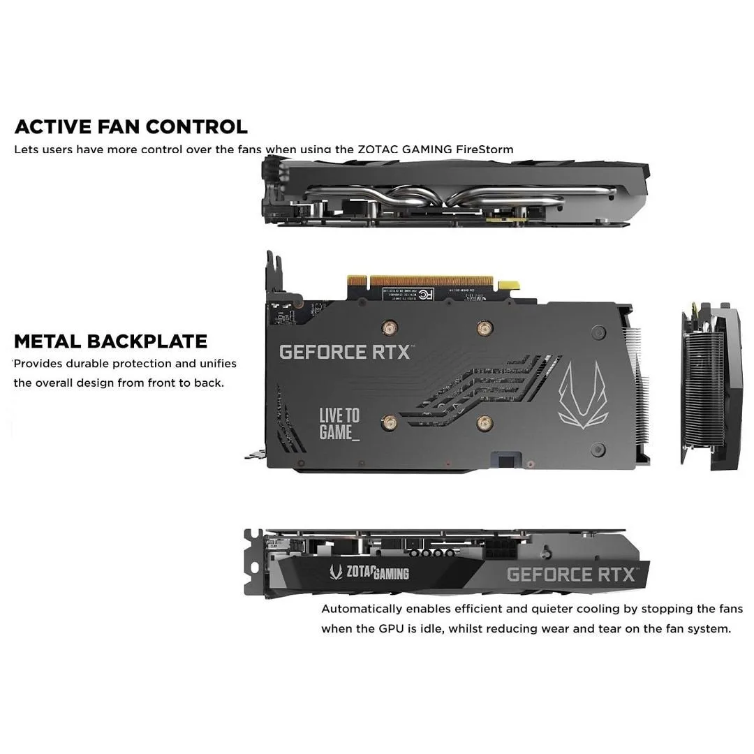 Card màn hình VGA ZOTAC Gaming RTX 3060 Twin Edge 12GB DDR6