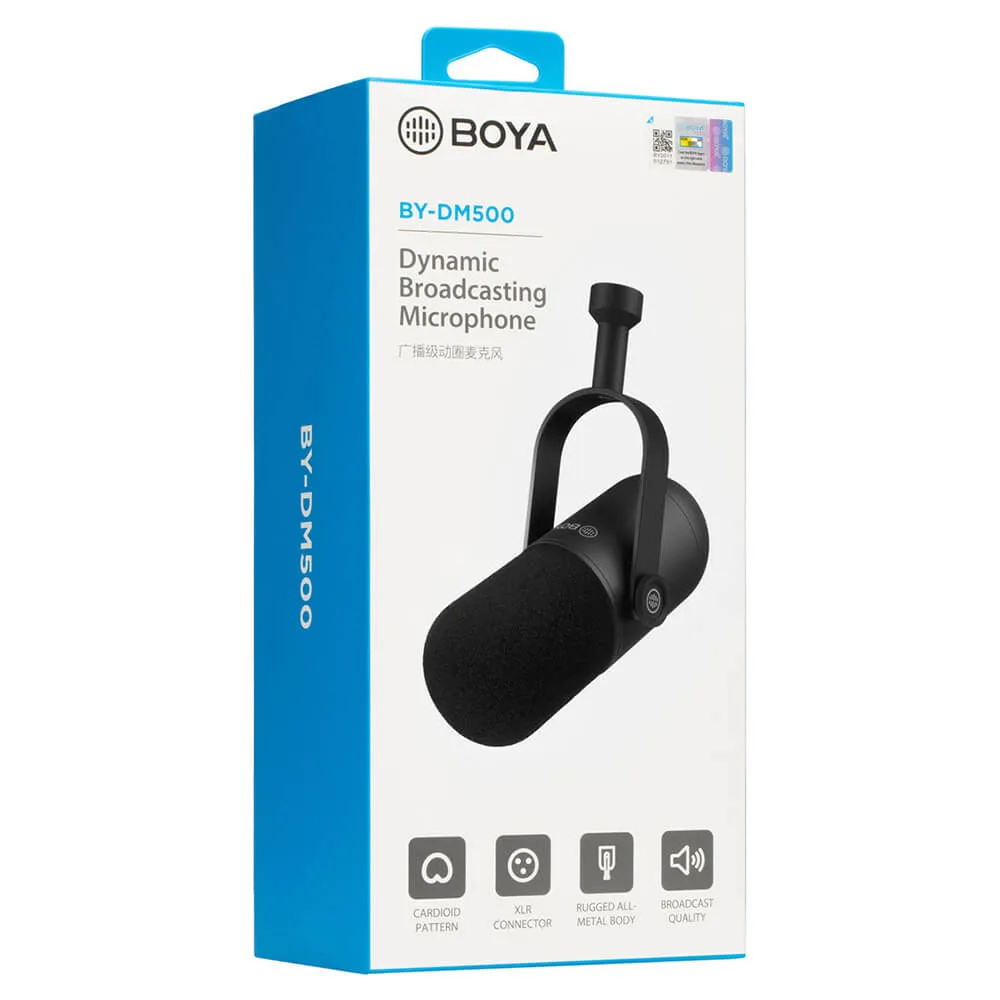 Micro thu âm BOYA BY-DM500 - Micro thu âm dynamic