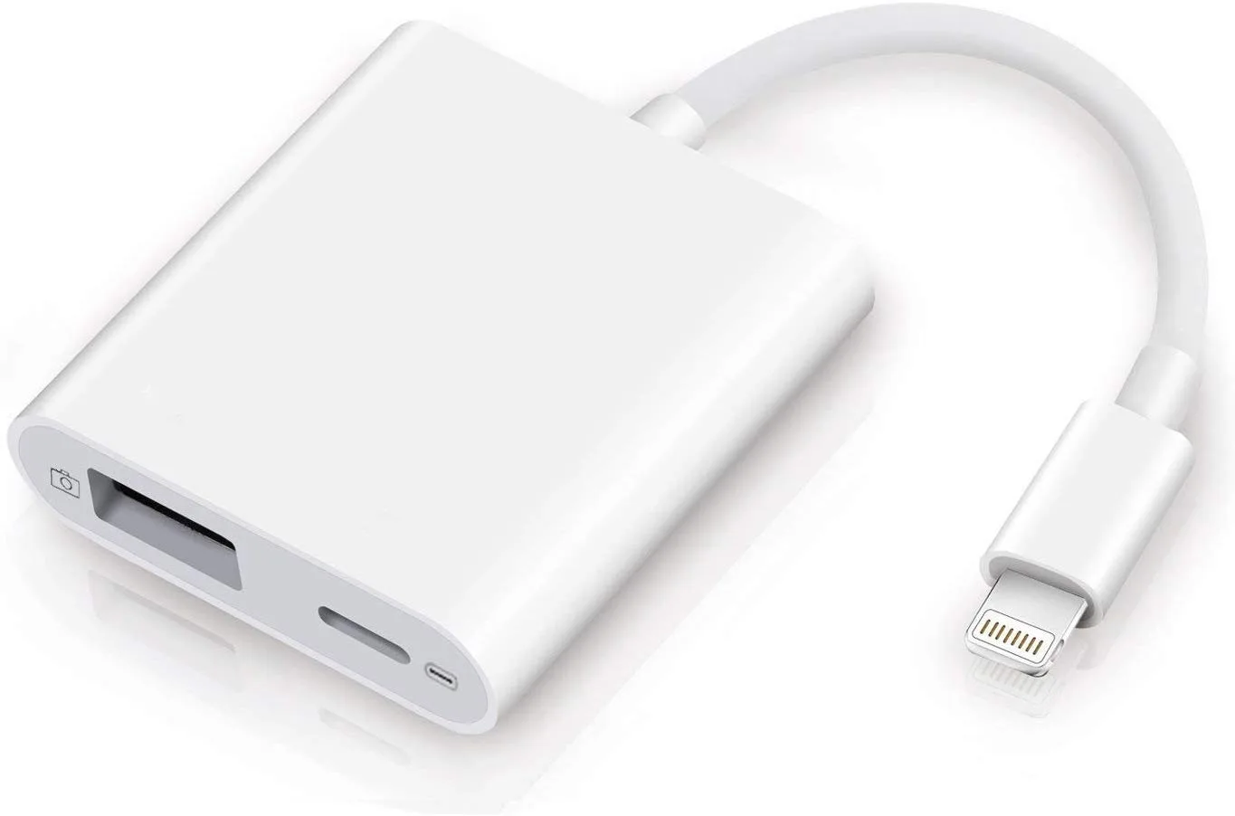 Cap OTG Chuyển Đổi Lightning Sang USB OTG CAMERA Kèm lỗ sạc Pin