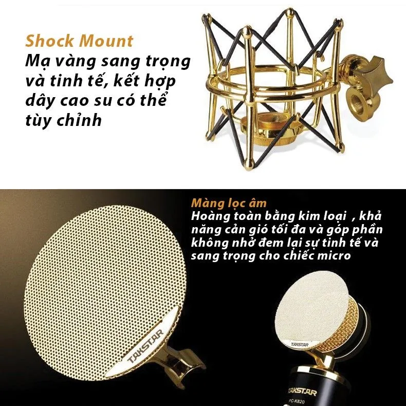 Micro thu âm Takstar PC-K820 - Micro thu âm cho phòng thu