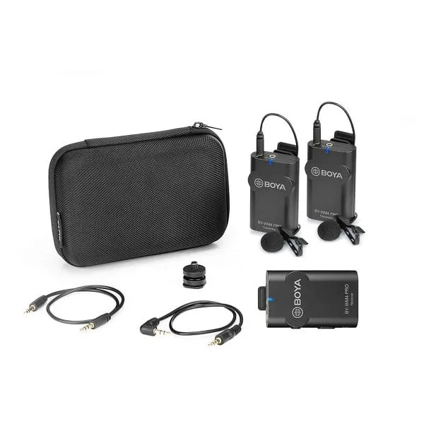 Micro thu âm Boya BY-WM4 Pro K2 - Micro cài áo không dây (2mic)