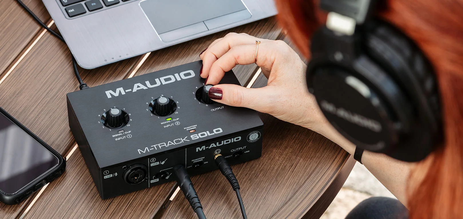 Sound card M-AUDIO M-TRACK SOLO, Sound card thu âm